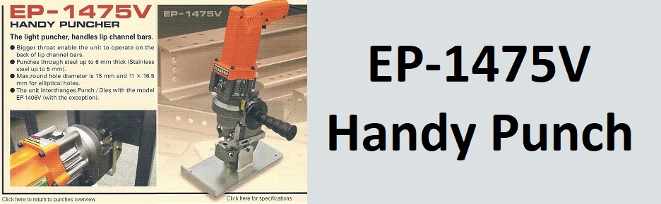 EP-1475V Portable steel punches, handy puches